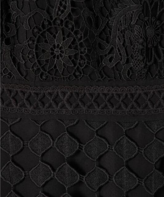 ケミカル切替レースワンピースドレスgraceグレースコンチ黒 < ブランド ケミカル切替レースワンピースドレスgraceグレースコンチ黒 < ブランドの