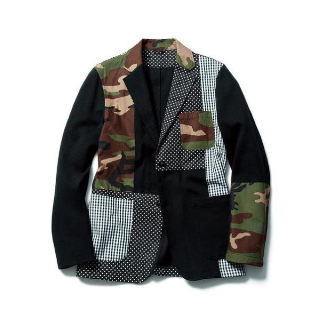 Vi SOPHNET. \tlbg pb`[N e[[h Vc WPbg S  FABRIC MIX JACKET   uh 