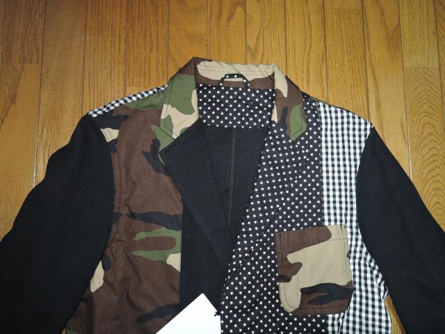 Vi SOPHNET. \tlbg pb`[N e[[h Vc WPbg S  FABRIC MIX JACKET  uh 