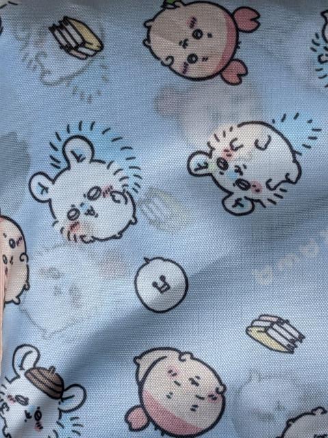 ちいかわ  ポケッタブルバッグ(水色)  モモンガ  カニちゃん  古本屋さん < アニメ/コミック/キャラクター  ちいかわ  ポケッタブルバッグ(水色)  モモンガ  カニちゃん  古本屋さん < アニメ/コミック/キャラクターの