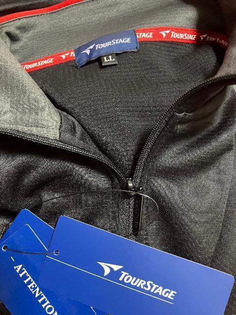 【TOUR STAGE】ツアーステージ★GOLF『長袖ハーフZIP シャツ(LL) 』新品タグ付 < レジャー/スポーツ  【TOUR STAGE】ツアーステージ★GOLF『長袖ハーフZIP シャツ(LL) 』新品タグ付 < レジャー/スポーツの
