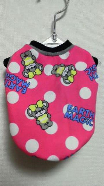 SALEハンドメイド*アースマジックTシャツ*ピンク・水玉・ボーダー・犬用*SS < ペット/手芸/園芸  SALEハンドメイド*アースマジックTシャツ*ピンク・水玉・ボーダー・犬用*SS  < ペット/手芸/園芸の