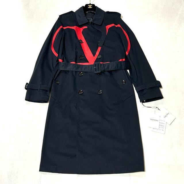 新品 VALENTINO Vロゴプリント トレンチコート 19AW 永瀬廉着用 < ブランド  新品 VALENTINO Vロゴプリント トレンチコート 19AW 永瀬廉着用 < ブランドの