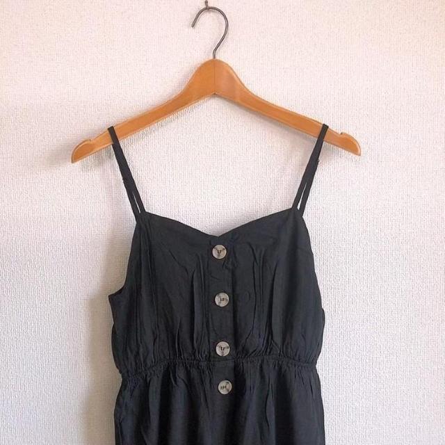 ◆バックリボンリネンマキシワンピ◆ブラックM*背中リボン★肌見せ♪海*秋コーデ美品 < 女性ファッション  ◆バックリボンリネンマキシワンピ◆ブラックM*背中リボン★肌見せ♪海*秋コーデ美品 < 女性ファッションの