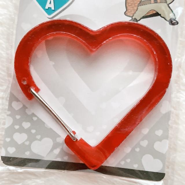 アクリル製 ハート型 カラビナ キーフック 赤 レッド オタ活 アクセサリー N2m < 男性ファッション アクリル製 ハート型 カラビナ キーフック 赤 レッド オタ活 アクセサリー N2m < 男性ファッションの