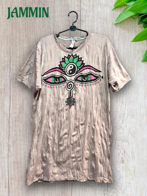 ブッダアイTシャツ 仏陀眼 エスニック アジアン サイケ 魔除け ヒッピー < 男性ファッション ブッダアイTシャツ 仏陀眼 エスニック アジアン サイケ 魔除け ヒッピー < 男性ファッションの