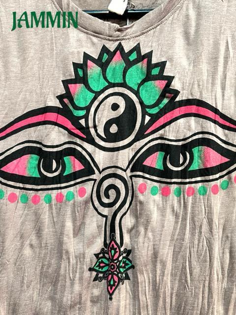 ブッダアイTシャツ 仏陀眼 エスニック アジアン サイケ 魔除け ヒッピー < 男性ファッション ブッダアイTシャツ 仏陀眼 エスニック アジアン サイケ 魔除け ヒッピー < 男性ファッションの