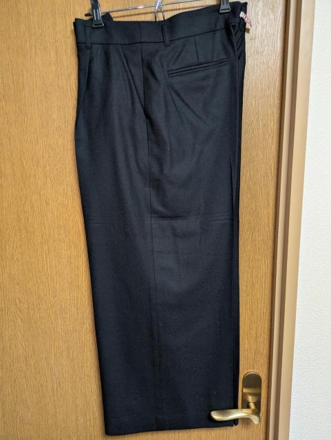 アンタイトル昨季美品黒ウール100%センタープレスパンツワイドパンツガウチョパンツ大きいサイズ4412号13号綺麗めパンツ < ブランド  アンタイトル昨季美品黒ウール100%センタープレスパンツワイドパンツガウチョパンツ大きいサイズ4412号13号綺麗めパンツ < ブランドの