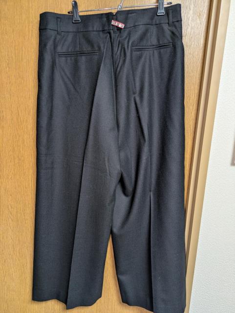 アンタイトル昨季美品黒ウール100%センタープレスパンツワイドパンツガウチョパンツ大きいサイズ4412号13号綺麗めパンツ < ブランド  アンタイトル昨季美品黒ウール100%センタープレスパンツワイドパンツガウチョパンツ大きいサイズ4412号13号綺麗めパンツ < ブランドの