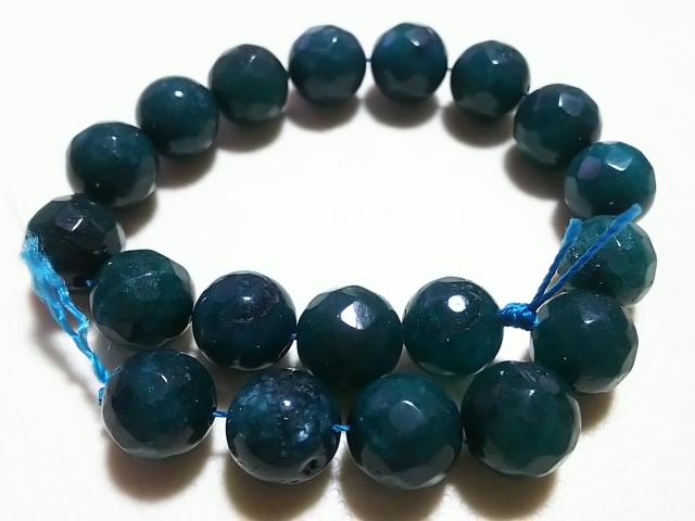 お得意さま感謝Day★天然石★グリーンオニキス 10mm64面カット 半連 < 女性アクセサリー/時計  お得意さま感謝Day★天然石★グリーンオニキス 10mm64面カット 半連  < 女性アクセサリー/時計の