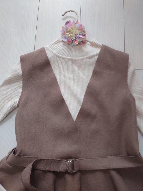 新品大人気 ニット×ベスト/アンサンブル(ベルト付き) セットアイテム < 女性ファッション 新品大人気 ニット×ベスト/アンサンブル(ベルト付き) セットアイテム < 女性ファッションの