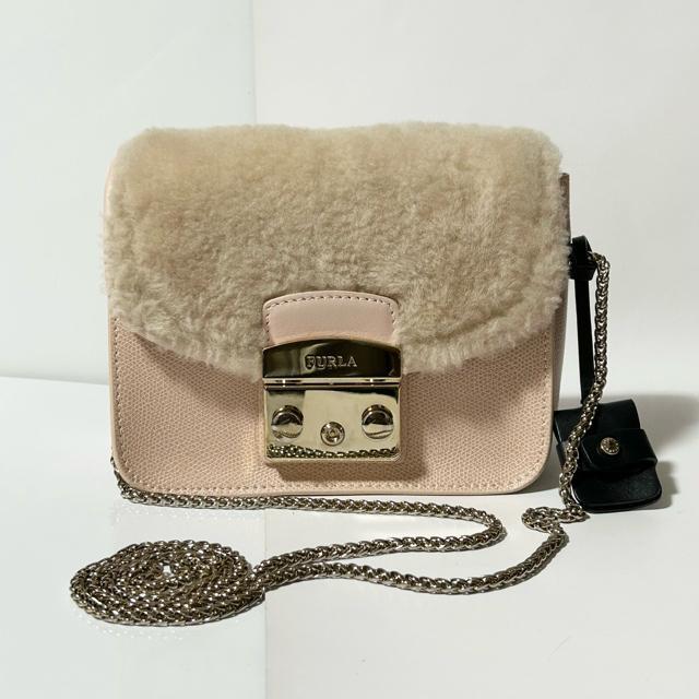 FURLA �t���� ���g���|���X ���U�[ �t�@�[ �ւ��t���b�v�t�� �`�F�[�� �V�����_�[ �~�j�o�b�O �s���N �� �u�����h�� 