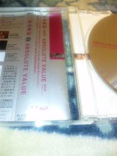 ベストCD 中谷美紀 ABSOLUTE VALUE 帯あり < タレントグッズ  ベストCD 中谷美紀 ABSOLUTE VALUE 帯あり < タレントグッズの