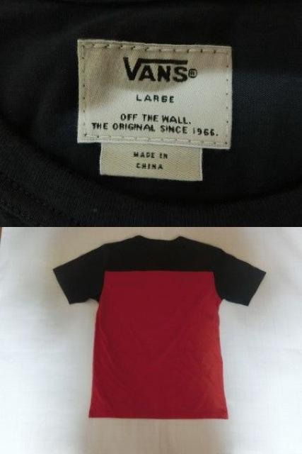 USA購入 アメカジ バンズ【VANS】ポケット付TシャツUS BOY'S L < 女性ファッション  USA購入 アメカジ バンズ【VANS】ポケット付TシャツUS BOY'S L < 女性ファッションの