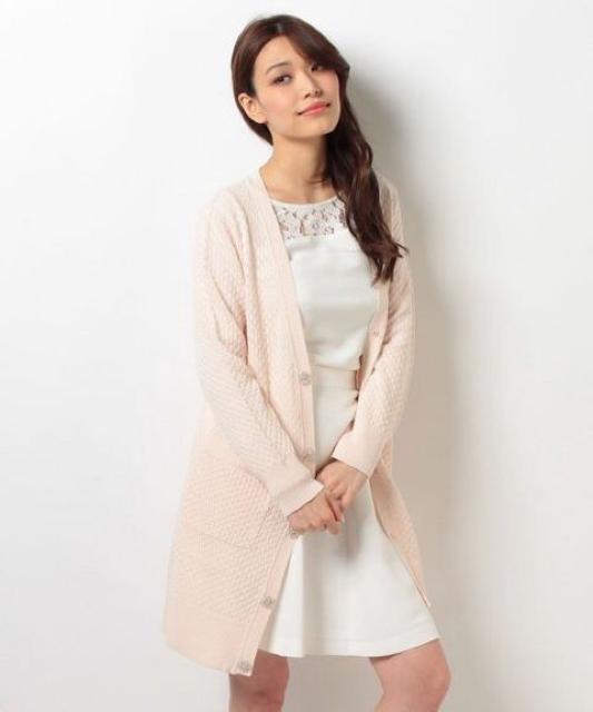 新品同様レッセ パッセアイレットロングカーディガン < ブランド 新品同様レッセ パッセアイレットロングカーディガン < ブランドの