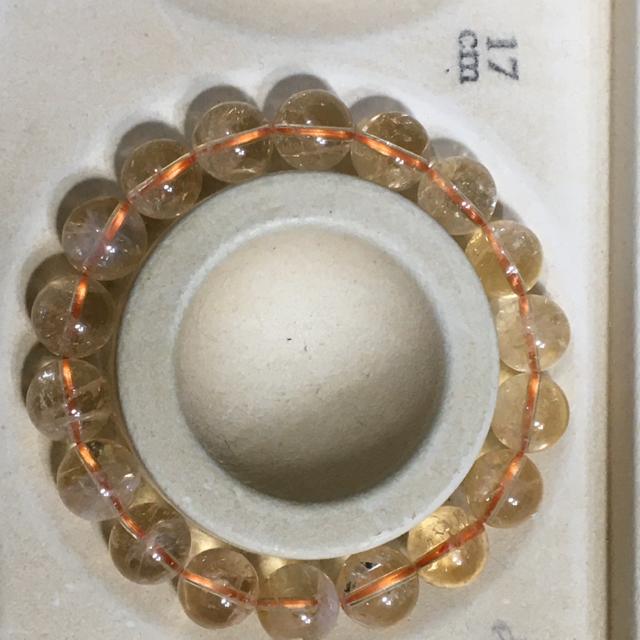 《No.017》ブラジル産天然石レインボーシトリン11.5mm 内径17cm < 男性アクセサリー/時計  《No.017》ブラジル産天然石レインボーシトリン11.5mm 内径17cm < 男性アクセサリー/時計の
