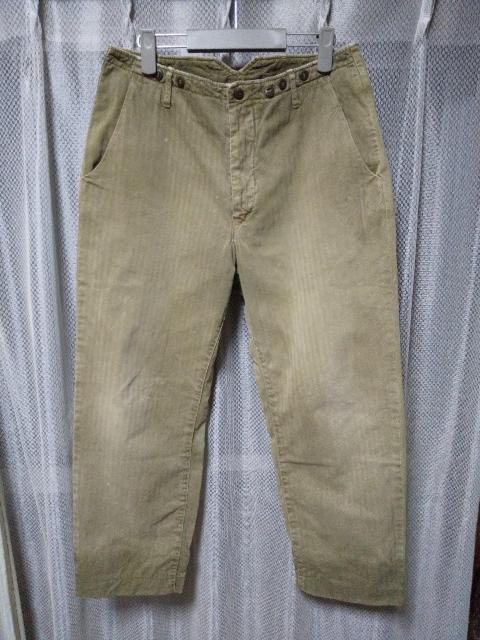 Ordinary fits オーディナリーフィッツ ヘリンボーン ミリタリー ワークパンツ 1 Sサイズ used加工 カーキ 緑 < 男性ファッション  Ordinary fits オーディナリーフィッツ ヘリンボーン ミリタリー ワークパンツ 1 Sサイズ used加工 カーキ 緑  < 男性ファッションの