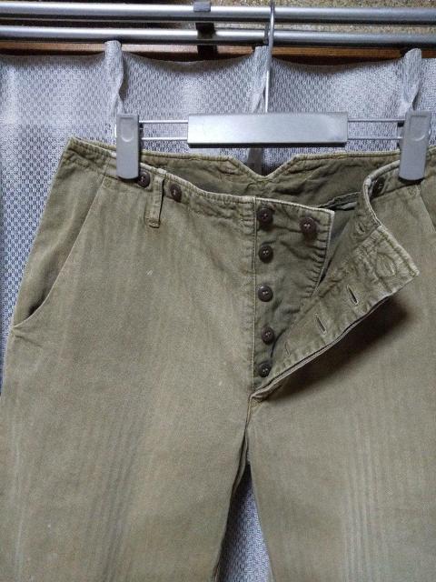 Ordinary fits オーディナリーフィッツ ヘリンボーン ミリタリー ワークパンツ 1 Sサイズ used加工 カーキ 緑 < 男性ファッション  Ordinary fits オーディナリーフィッツ ヘリンボーン ミリタリー ワークパンツ 1 Sサイズ used加工 カーキ 緑 < 男性ファッションの