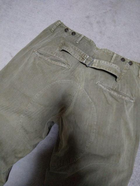 Ordinary fits オーディナリーフィッツ ヘリンボーン ミリタリー ワークパンツ 1 Sサイズ used加工 カーキ 緑 < 男性ファッション  Ordinary fits オーディナリーフィッツ ヘリンボーン ミリタリー ワークパンツ 1 Sサイズ used加工 カーキ 緑 < 男性ファッションの