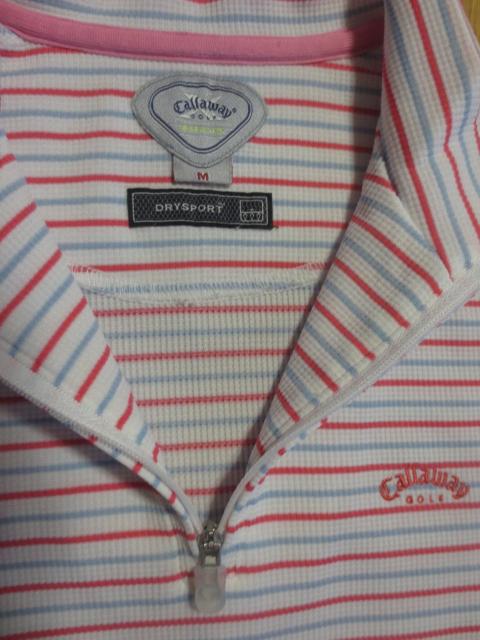 Callaway GOLF キャロウェイ ポリエステル ジップアップ 半袖 シャツ ウエア M M < レジャー/スポーツ Callaway GOLF キャロウェイ ポリエステル ジップアップ 半袖 シャツ ウエア M M < レジャー/スポーツの