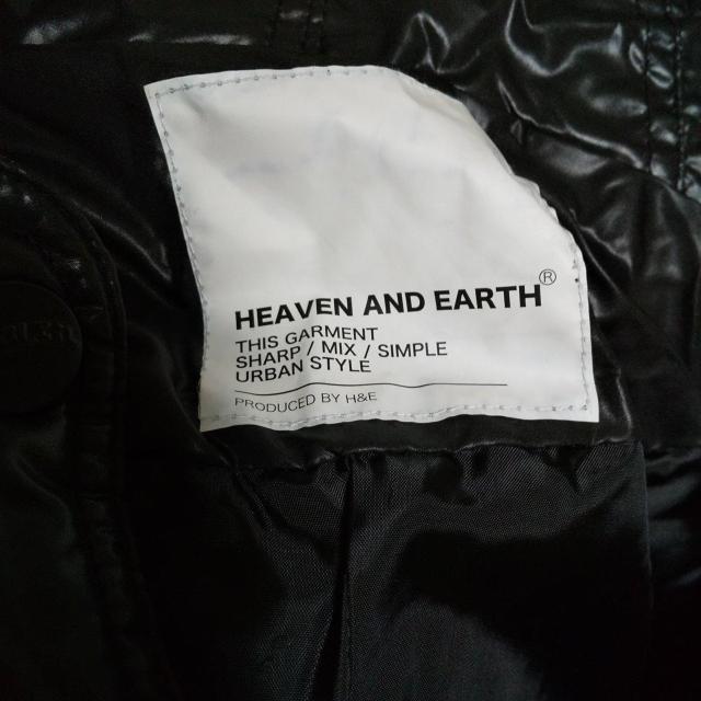 レア★HEAVEN&Earth/ヘブン&アース★ナイロン中綿JK★新品★黒 < ブランド  レア★HEAVEN&Earth/ヘブン&アース★ナイロン中綿JK★新品★黒 < ブランドの