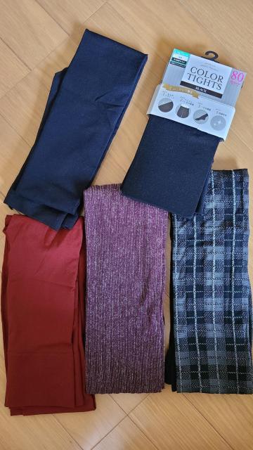 新品未使用 ラメ入り、タータンチェック柄がオシャレなカラータイツ5足セット < 女性ファッション 新品未使用 ラメ入り、タータンチェック柄がオシャレなカラータイツ5足セット < 女性ファッションの