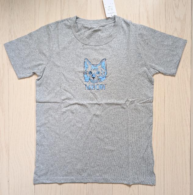 160★綿100%★ねこちゃんプリントTシャツ★新品★送料無料 < キッズ/ベビー  160★綿100%★ねこちゃんプリントTシャツ★新品★送料無料  < キッズ/ベビーの