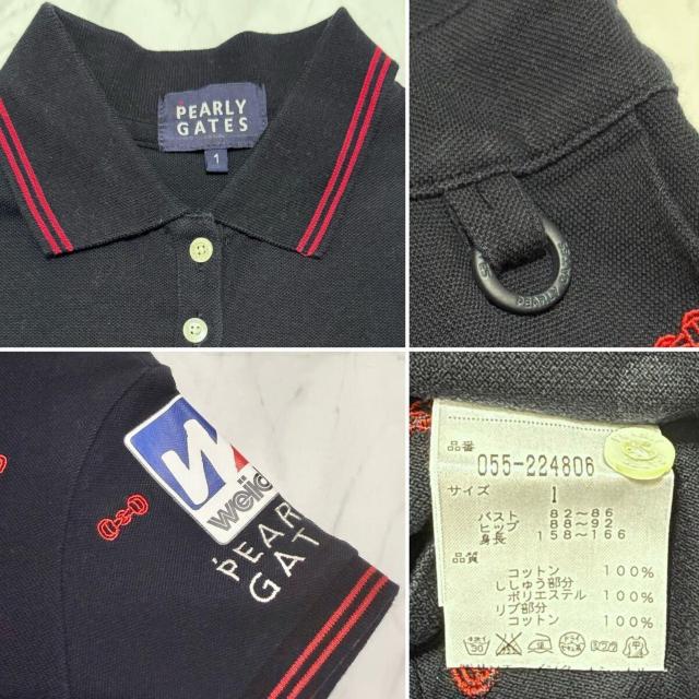 パーリーゲイツ 半袖ポロワンピース#1ネイビー < レジャー/スポーツ パーリーゲイツ 半袖ポロワンピース#1ネイビー < レジャー/スポーツの