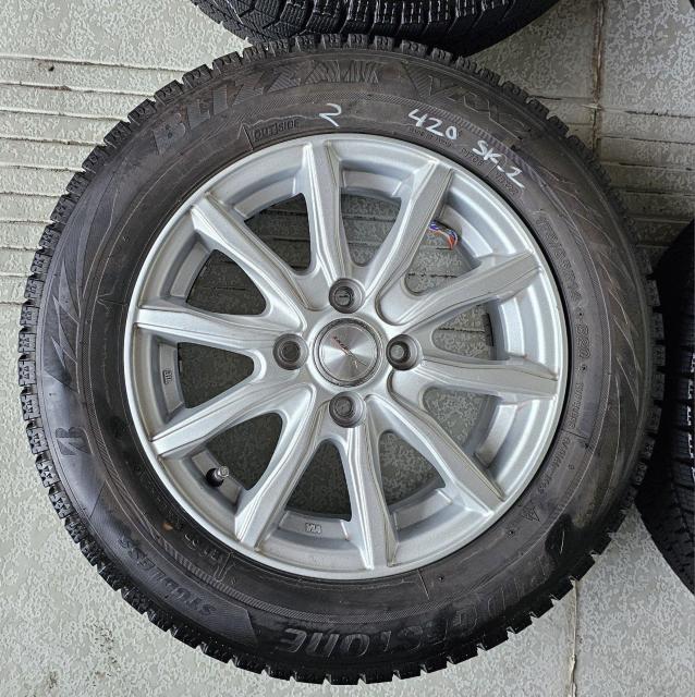 weds JOKER 14C` 5.5J +48 4 PCD100 uaXgBLIZZAK VRX2 175/65R14  /oCN