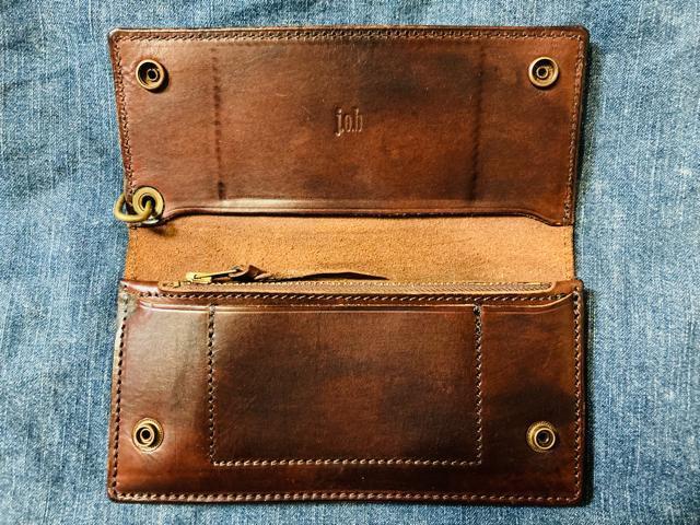 j.o.b leather products レザー 本革 トラッカーウォレット 財布 日本製 メンズ レディース < 男性ファッション  j.o.b leather products レザー 本革 トラッカーウォレット 財布 日本製 メンズ レディース < 男性ファッションの