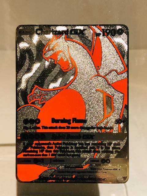 【超限定・1枚のみ】リザードン GX ポケモン ゴールドメタルカード 高級感重厚 コレクション向け ポケカ オリカ GXマーカー < トレーディングカード 【超限定・1枚のみ】リザードン GX ポケモン ゴールドメタルカード 高級感重厚 コレクション向け ポケカ オリカ GXマーカー < トレーディングカードの