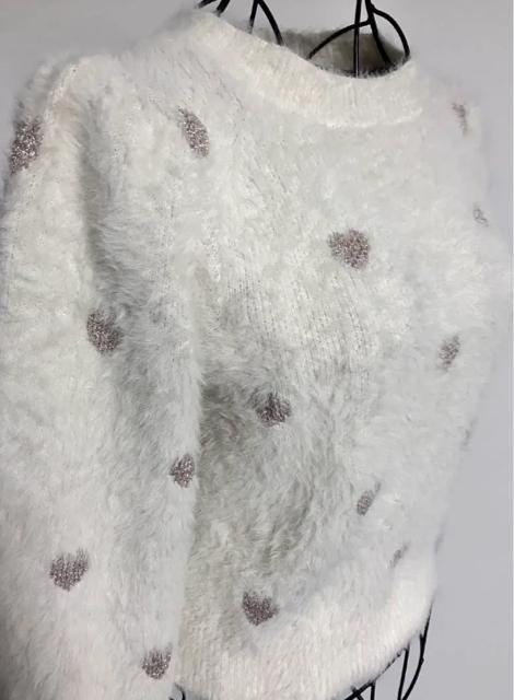 MAJESTIC LEGON ハート柄 シャギーニット レディース もこもこ < ブランド MAJESTIC LEGON ハート柄 シャギーニット レディース もこもこ < ブランドの