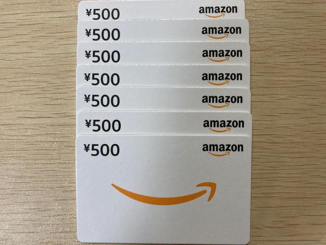 Amazonギフト券 500円 7枚 3500円分 < チケット/金券  Amazonギフト券 500円 7枚 3500円分  < チケット/金券の