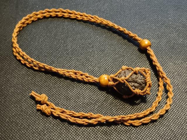 希少。「エジプトの星☆サードアイの活性化」2茶色編みネックレスプロフェシーストーン全部で2点のみ < 女性アクセサリー/時計 希少。「エジプトの星☆サードアイの活性化」2茶色編みネックレスプロフェシーストーン全部で2点のみ < 女性アクセサリー/時計の