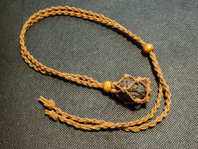 希少。「エジプトの星☆サードアイの活性化」2茶色編みネックレスプロフェシーストーン全部で2点のみ < 女性アクセサリー/時計 希少。「エジプトの星☆サードアイの活性化」2茶色編みネックレスプロフェシーストーン全部で2点のみ < 女性アクセサリー/時計の