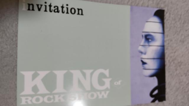当時物 氷室京介 KING OF ROCK SHOW 1989年 プロモーション インビテーションカード < タレントグッズ 当時物 氷室京介 KING OF ROCK SHOW 1989年 プロモーション インビテーションカード < タレントグッズの