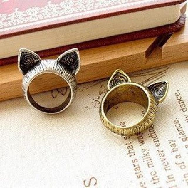 猫の耳リング 指輪 約13号 シルバー★新品 < ペット/手芸/園芸  猫の耳リング 指輪 約13号 シルバー★新品  < ペット/手芸/園芸の