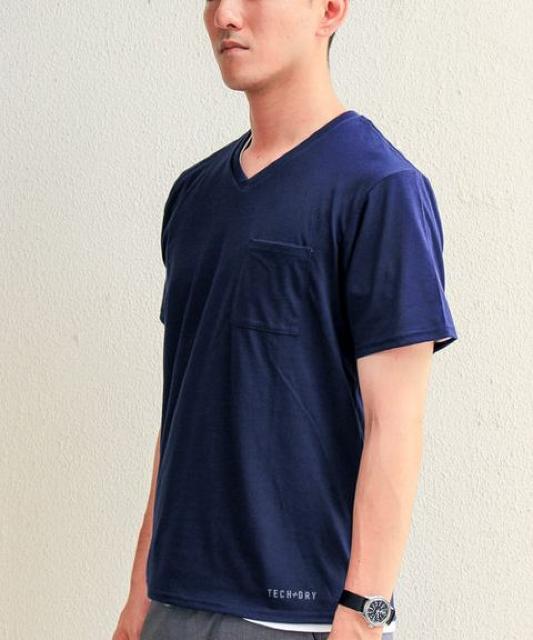CIAOPANIC チャオパニック TECH+DRY Vネック Tシャツ/メンズ/S/黒/新品 < ブランド  CIAOPANIC チャオパニック TECH+DRY Vネック Tシャツ/メンズ/S/黒/新品 < ブランドの