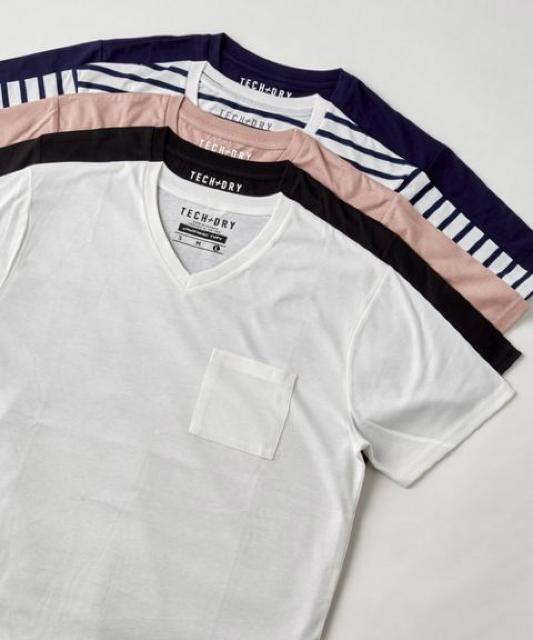 CIAOPANIC チャオパニック TECH+DRY Vネック Tシャツ/メンズ/S/黒/新品 < ブランド  CIAOPANIC チャオパニック TECH+DRY Vネック Tシャツ/メンズ/S/黒/新品 < ブランドの