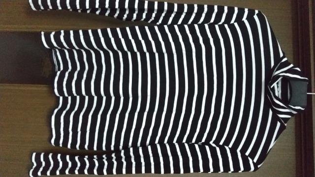 H&M◆白×黒のボーダー◆ハイネック長T◆Mサイズ〜新品未使用 < 女性ファッション  H&M◆白×黒のボーダー◆ハイネック長T◆Mサイズ〜新品未使用  < 女性ファッションの