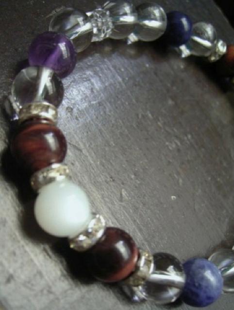 *九星ブレスレット*七赤金星(男性用) 天然石 パワーストーン < 男性アクセサリー/時計 *九星ブレスレット*七赤金星(男性用) 天然石 パワーストーン < 男性アクセサリー/時計の