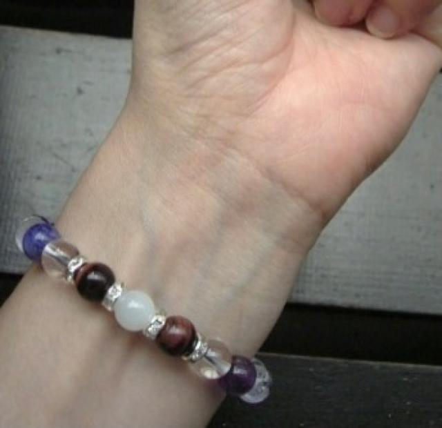 *九星ブレスレット*七赤金星(男性用) 天然石 パワーストーン < 男性アクセサリー/時計 *九星ブレスレット*七赤金星(男性用) 天然石 パワーストーン < 男性アクセサリー/時計の