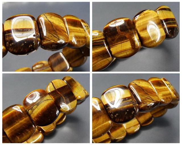 AA+色合い良好天然石タイガーアイ楕円縦約17mmバングルブレスレットB17-06Za < 男性アクセサリー/時計  AA+色合い良好天然石タイガーアイ楕円縦約17mmバングルブレスレットB17-06Za < 男性アクセサリー/時計の