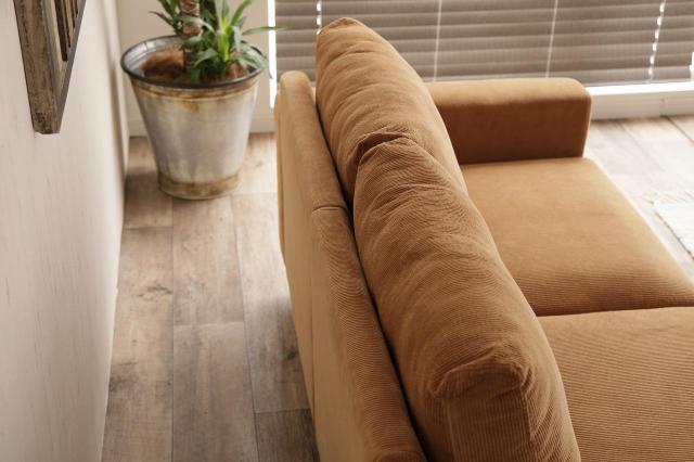 【送料無料】【二人掛け】Crank コーデュロイソファ 天然木 Sバネ ブラウン < インテリア/ライフ 【送料無料】【二人掛け】Crank コーデュロイソファ 天然木 Sバネ ブラウン < インテリア/ライフの