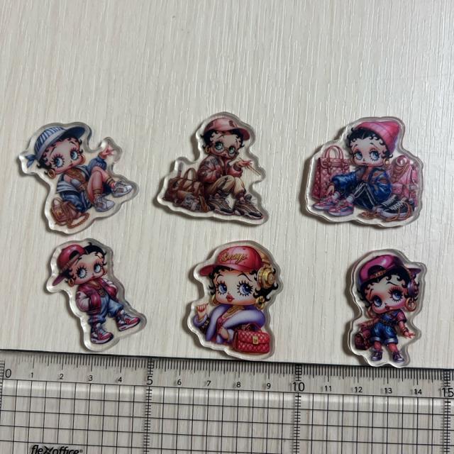 ベティ ブープ Betty Boop アクリルパーツ セット【Lills19】1 < アニメ/コミック/キャラクター  ベティ ブープ Betty Boop アクリルパーツ セット【Lills19】1 < アニメ/コミック/キャラクターの