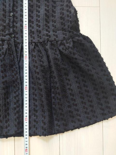 Samansa Mos2 blue前後2wayジャカードペプラムノースリーブブラウス < ブランド Samansa Mos2 blue前後2wayジャカードペプラムノースリーブブラウス < ブランドの