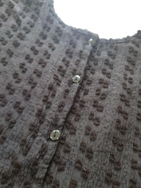 Samansa Mos2 blue前後2wayジャカードペプラムノースリーブブラウス < ブランド Samansa Mos2 blue前後2wayジャカードペプラムノースリーブブラウス < ブランドの