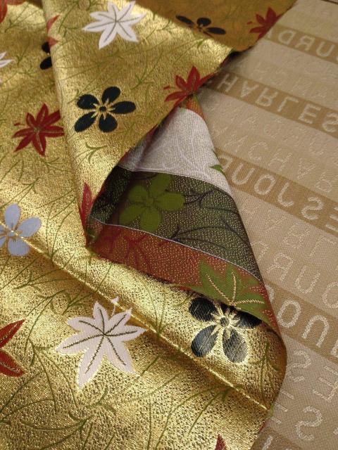 (2A111014)約64cm幅×約1m・金屏風のような金襴 < ペット/手芸/園芸 (2A111014)約64cm幅×約1m・金屏風のような金襴 < ペット/手芸/園芸の