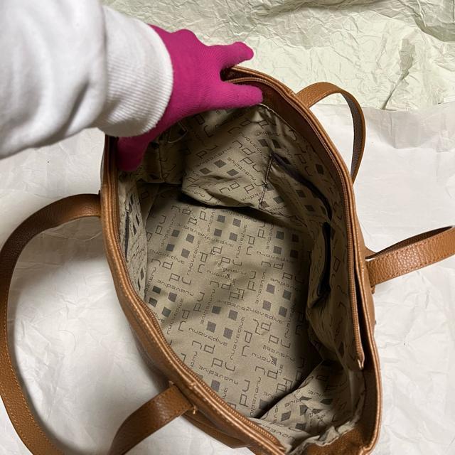 【イタリア製】【NUOVEDIVE】 本革 トートバッグ 大容量 仕事 ブラウン レザー 肩掛け 牛革 < 女性ファッション 【イタリア製】【NUOVEDIVE】 本革 トートバッグ 大容量 仕事 ブラウン レザー 肩掛け 牛革 < 女性ファッションの