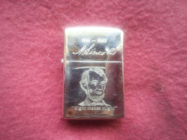 ☆貴重品☆【リンカーン大統領肖像画 Zippo】中古品 < 男性ファッション  ☆貴重品☆【リンカーン大統領肖像画 Zippo】中古品  < 男性ファッションの